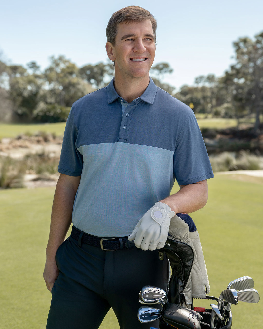 ELITE SOLID BLOCKED PERFORMANCE POLO