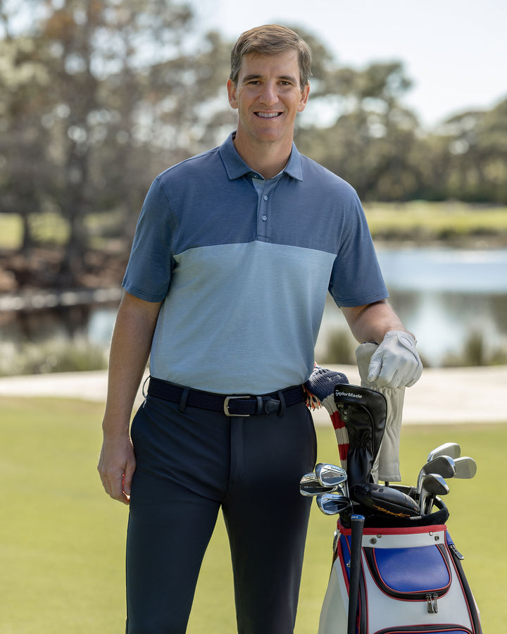ELITE SOLID BLOCKED PERFORMANCE POLO