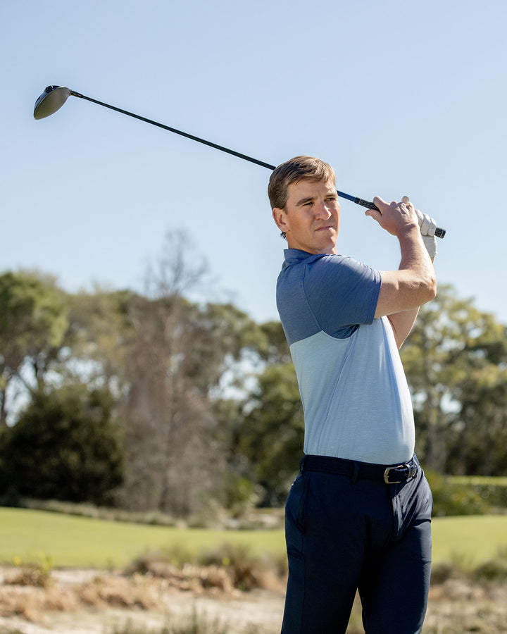 ELITE SOLID BLOCKED PERFORMANCE POLO