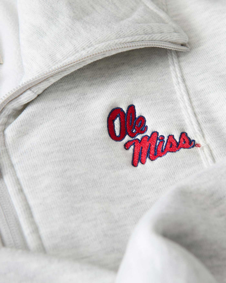 OLE MISS SUPER SOFT PLUSH 1/2-ZIP