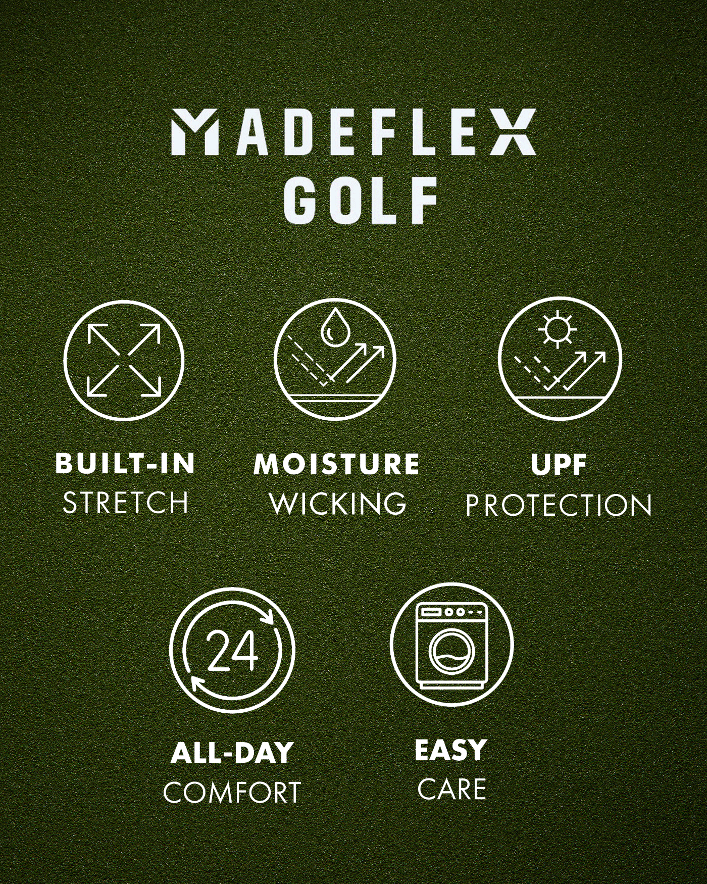 SHIELD CHEST STRIPE PERFORMANCE POLO