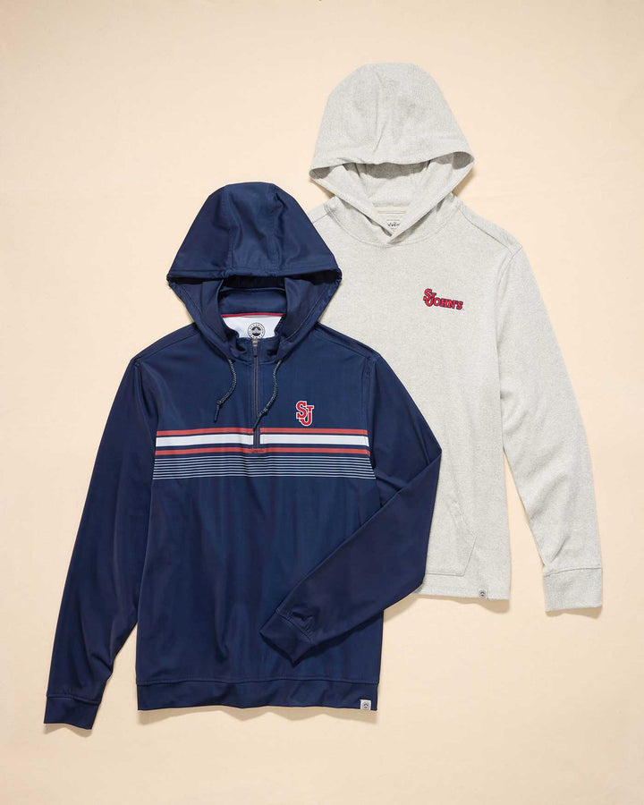 ST. JOHN'S MADEFLEX JOURNEY STRETCH 1/4-ZIP HOODIE