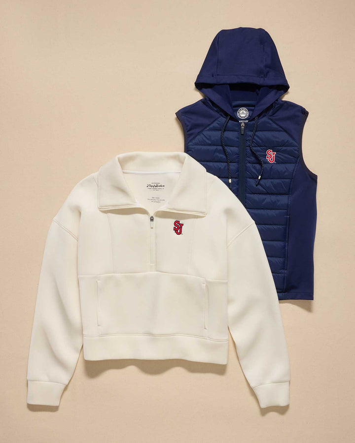 ST. JOHN'S SUPER SOFT SCUBA 1/2 ZIP