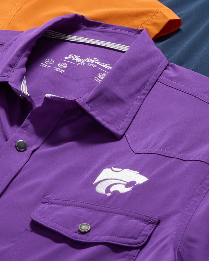 KANSAS STATE UPF PERFORMANCE WESTERN SHIRT