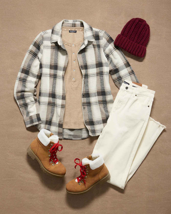 CAMBRIA WAFFLE HENLEY