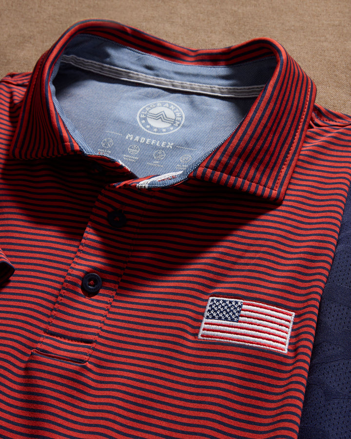 NAPLES FLAG PERFORMANCE POLO