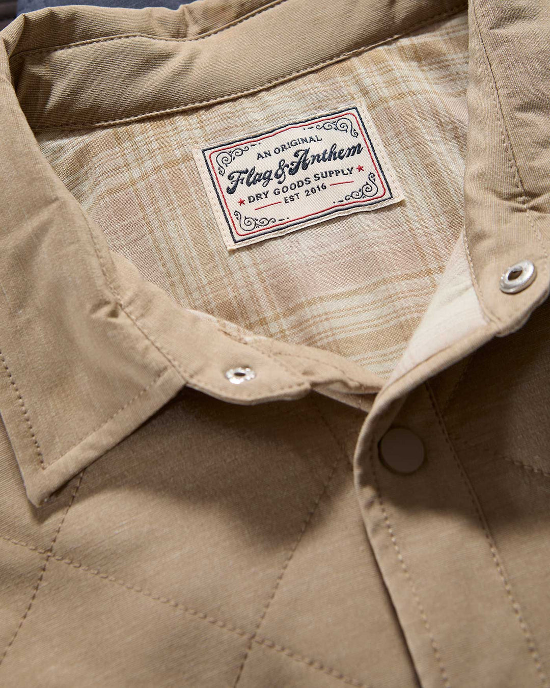 CHAPIN FLANNEL-LINED QUILTED JACKET