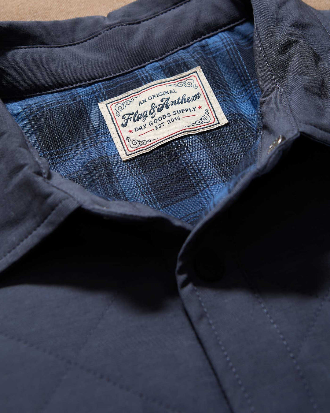 CHAPIN FLANNEL-LINED QUILTED JACKET