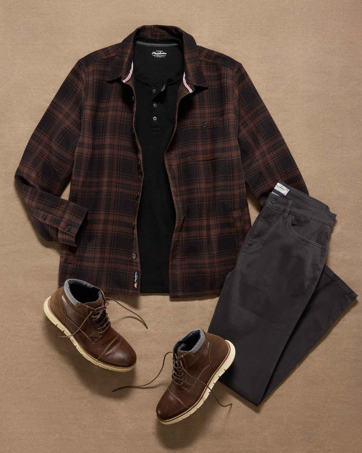 BLAKELEY WAFFLE SHIRT JACKET