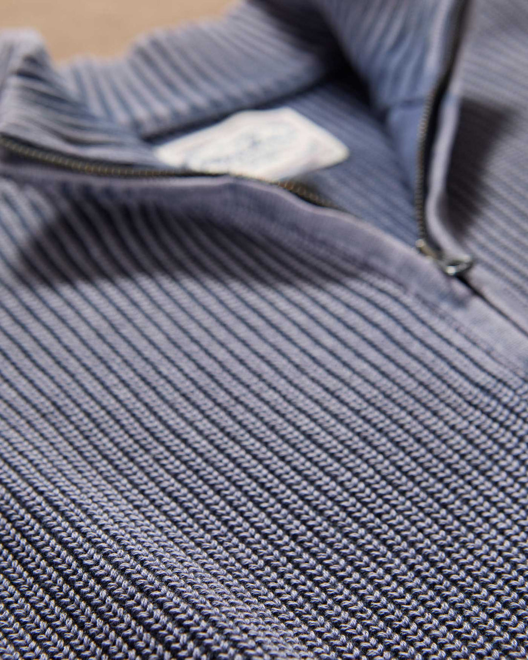 ALAMOSA VINTAGE WASHED 1/4-ZIP SWEATER