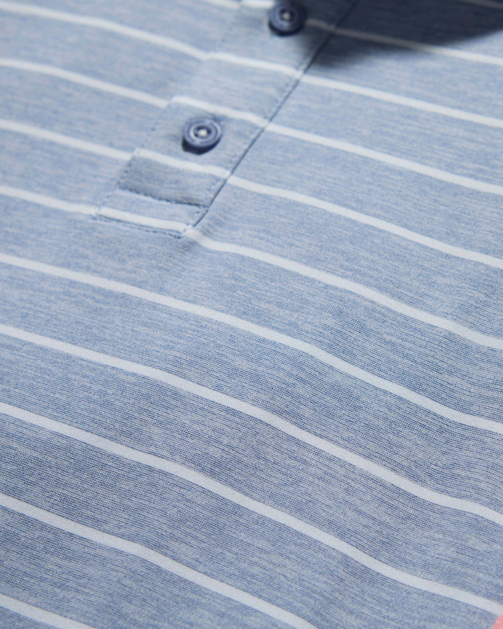 ELITE STRIPE PERFORMANCE POLO