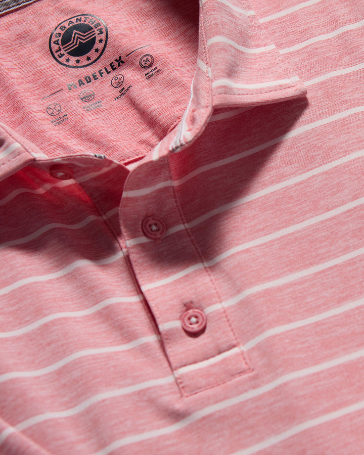 ELITE STRIPE PERFORMANCE POLO