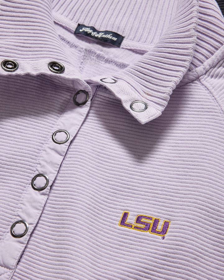 LSU ADRIANA SNAP PULLOVER
