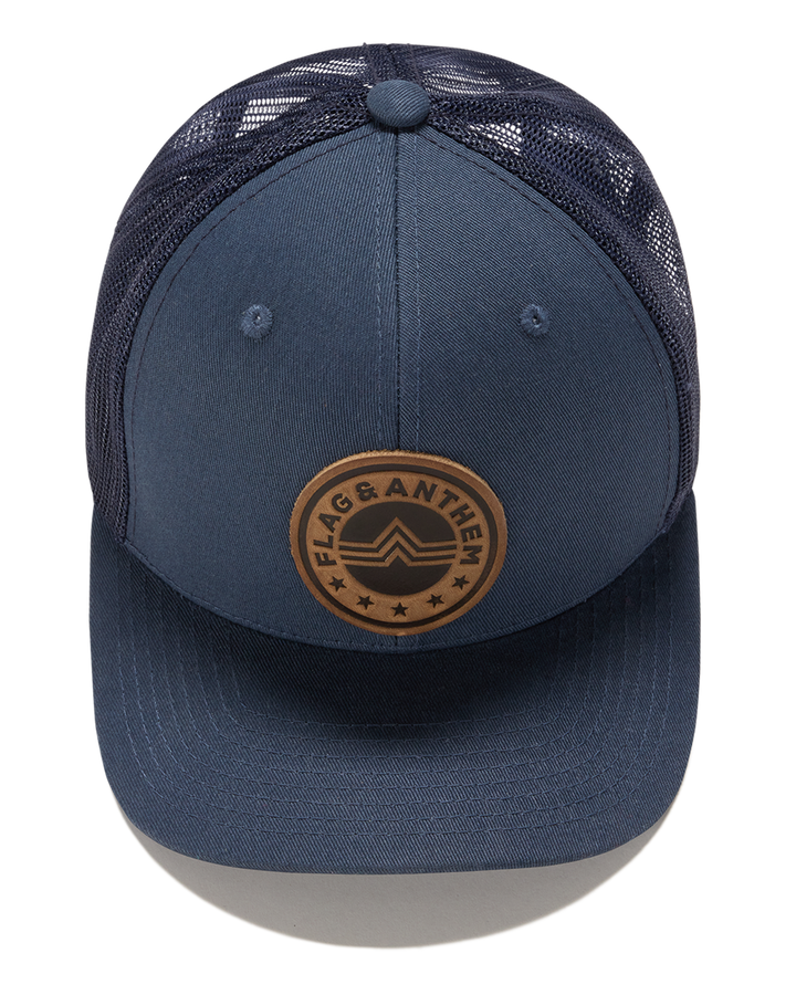 FLAG & ANTHEM X RANGE LEATHER CO. ICON TRUCKER HAT
