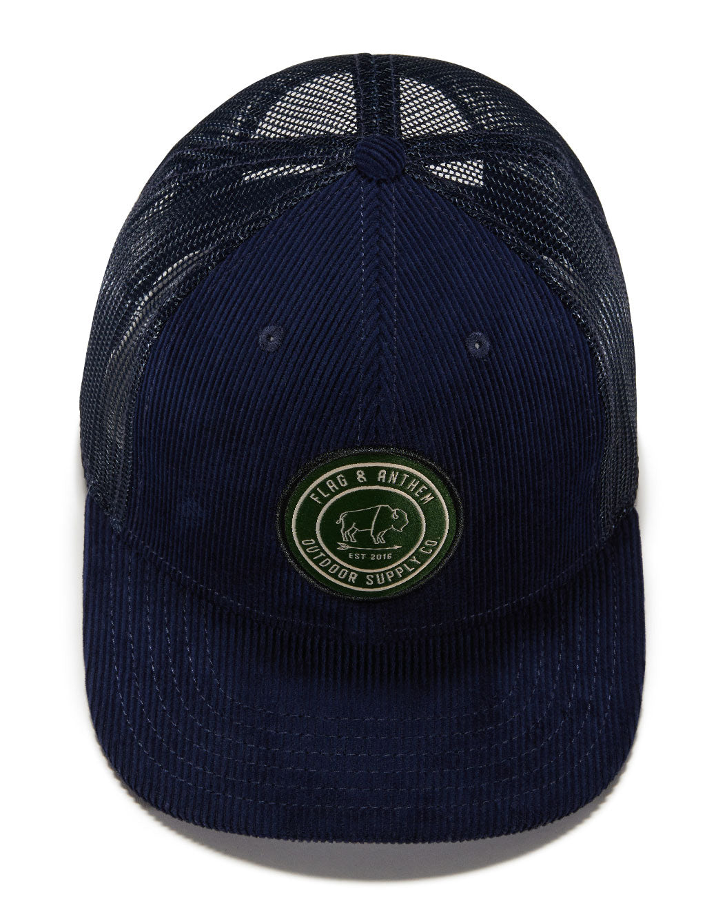 BISON ARROW CORDUROY TRUCKER HAT