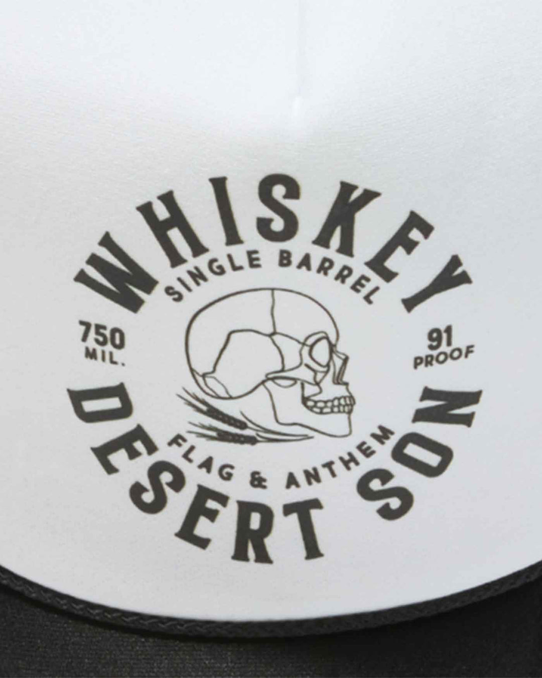 DESERT SON SKULL WHISKEY FOAM TRUCKER