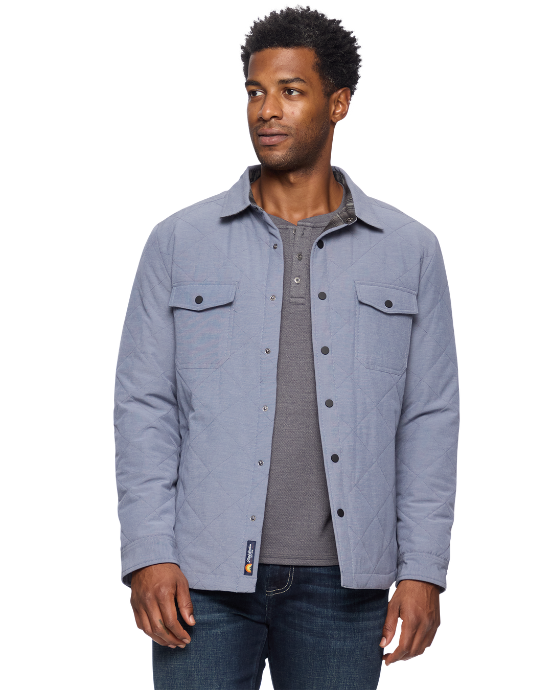 CHAPIN FLANNEL LINED QUILTED JACKET Flag Anthem