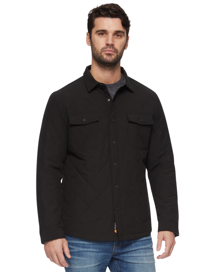 CHAPIN FLANNEL-LINED QUILTED JACKET