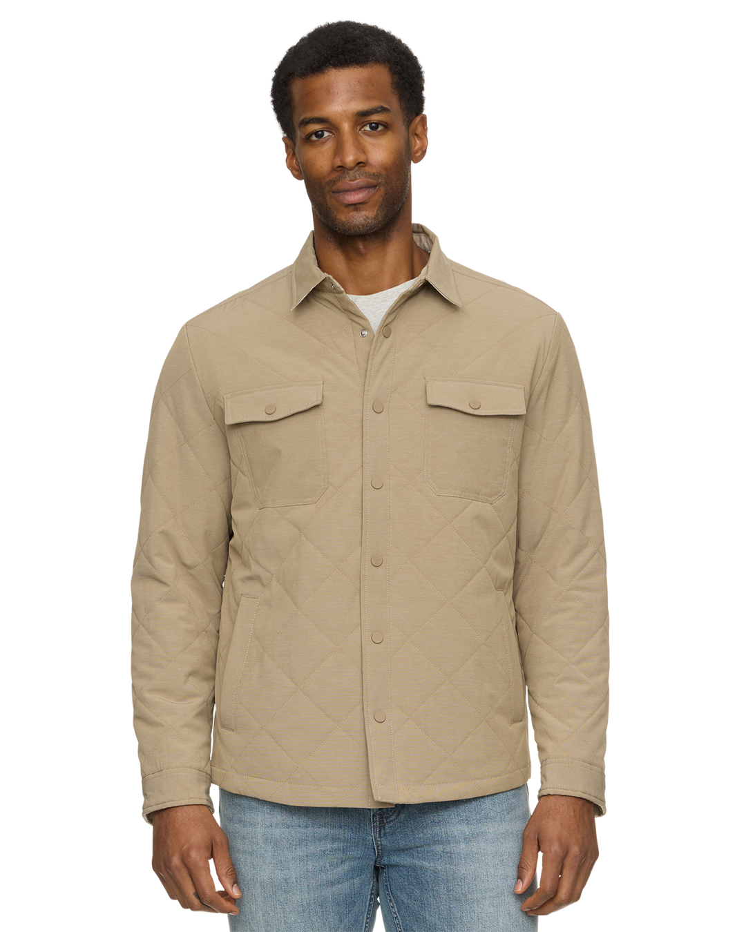 CHAPIN FLANNEL-LINED QUILTED JACKET