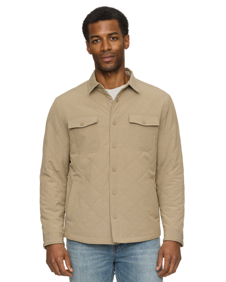 CHAPIN FLANNEL-LINED QUILTED JACKET