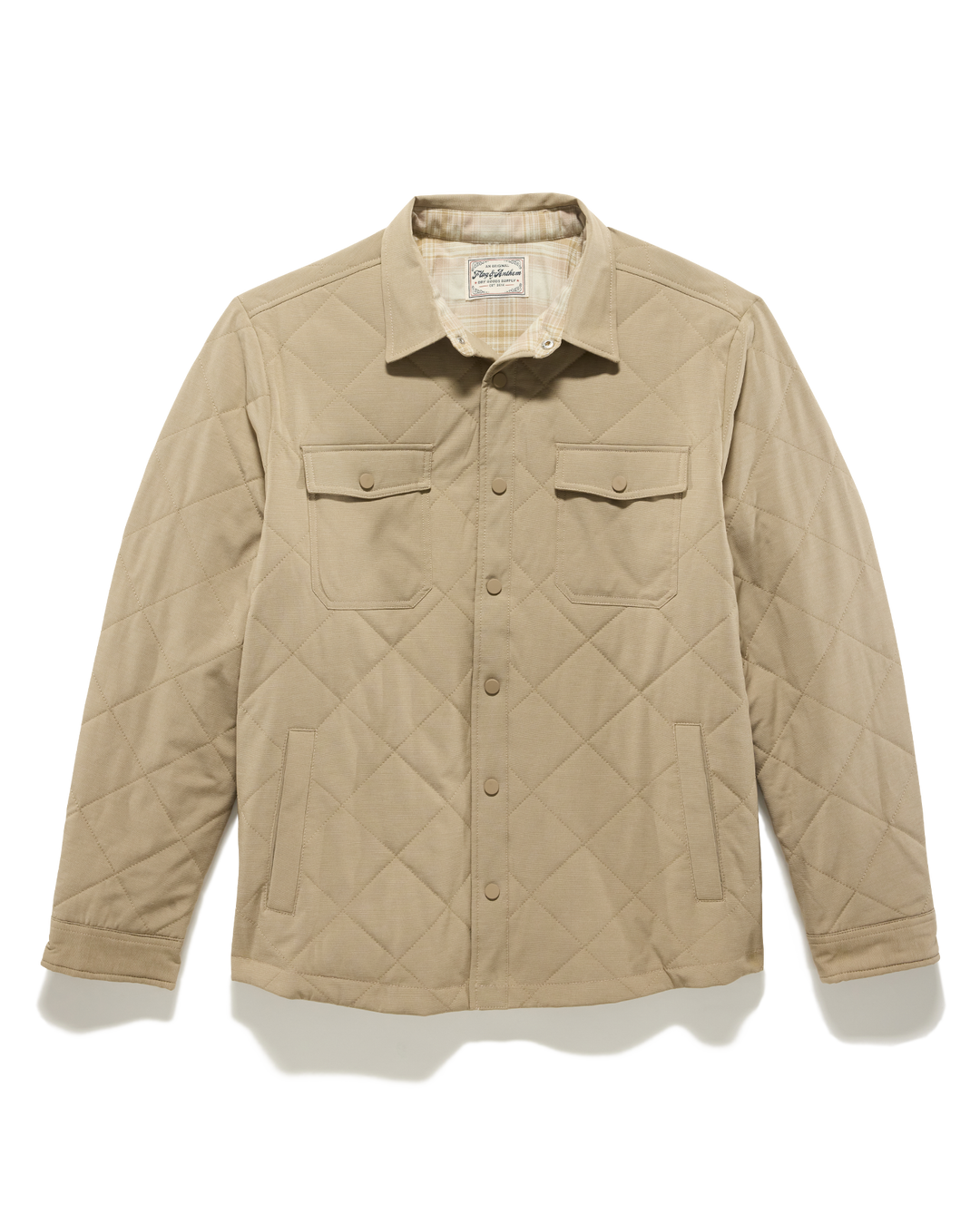 CHAPIN FLANNEL-LINED QUILTED JACKET