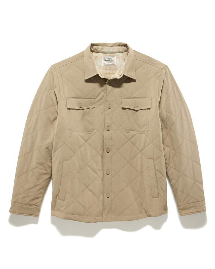 CHAPIN FLANNEL-LINED QUILTED JACKET