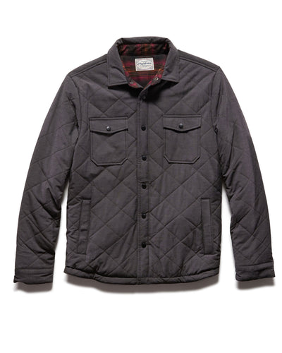 CHAPIN QUILTED FLANNEL-LINED SHIRT JACKET