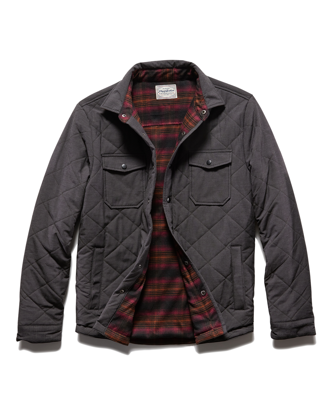 CHAPIN FLANNEL-LINED QUILTED JACKET BIG & TALL