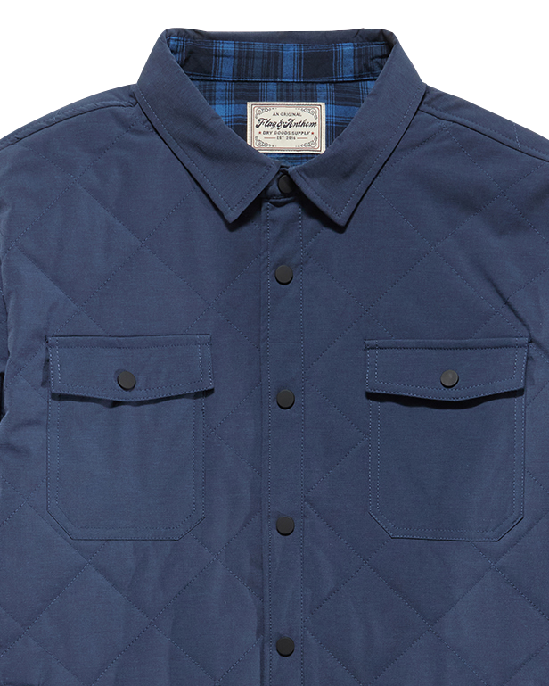 CHAPIN FLANNEL-LINED QUILTED JACKET