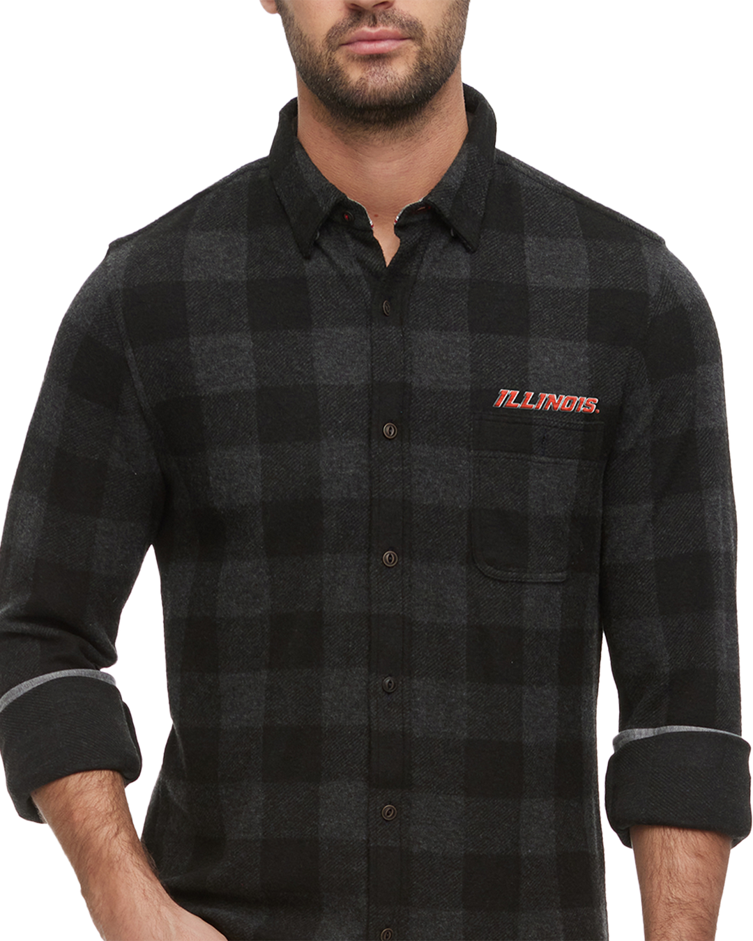 ILLINOIS HERO STRETCH FLANNEL SHIRT