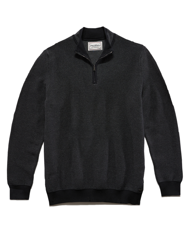 HUMPHREY MINI STRIPE 1/4-ZIP SWEATER