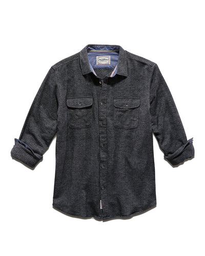 BURNSVILLE STRETCH FLANNEL SHIRT BIG & TALL