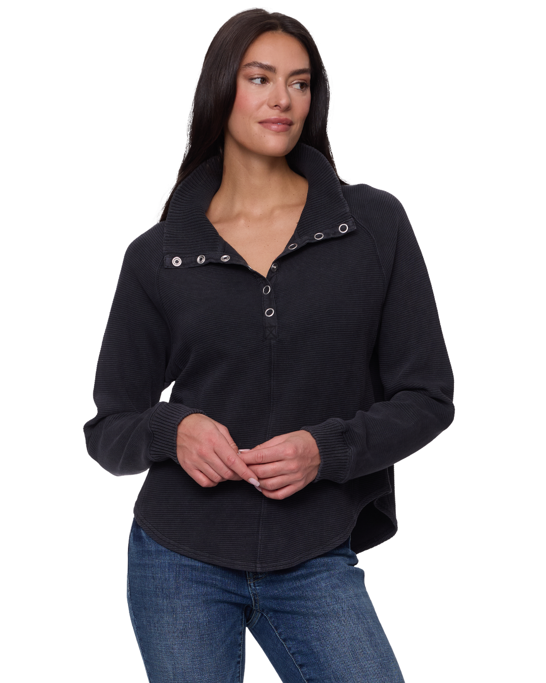 ADRIANA SNAP PULLOVER