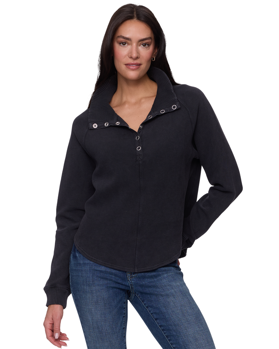 ADRIANA SNAP PULLOVER