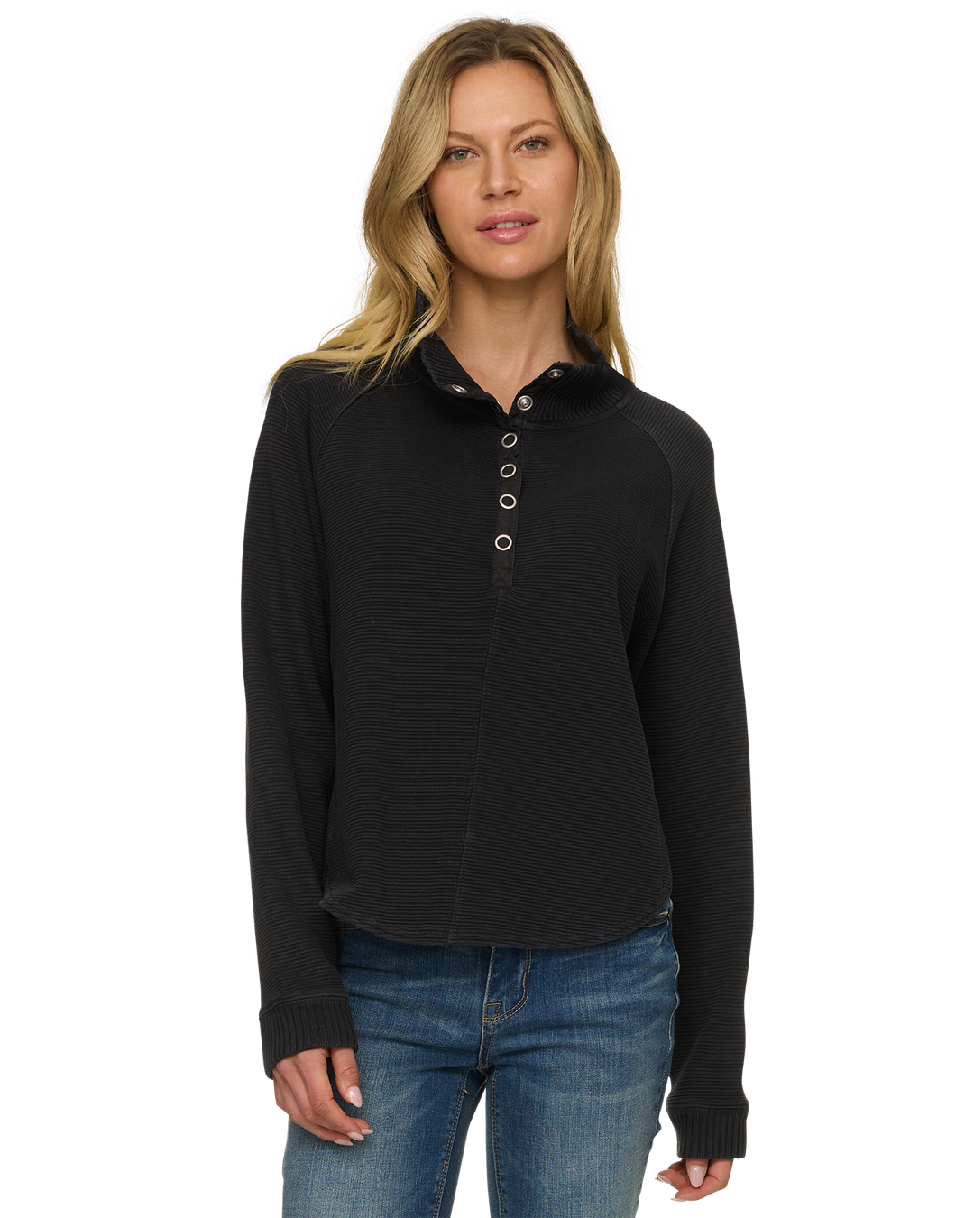 ADRIANA SNAP PULLOVER