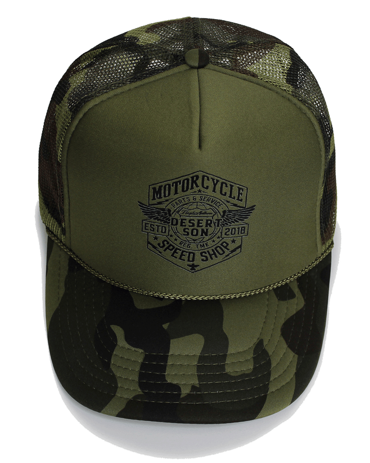 DESERT SON SPEED SHOP FOAM TRUCKER HAT
