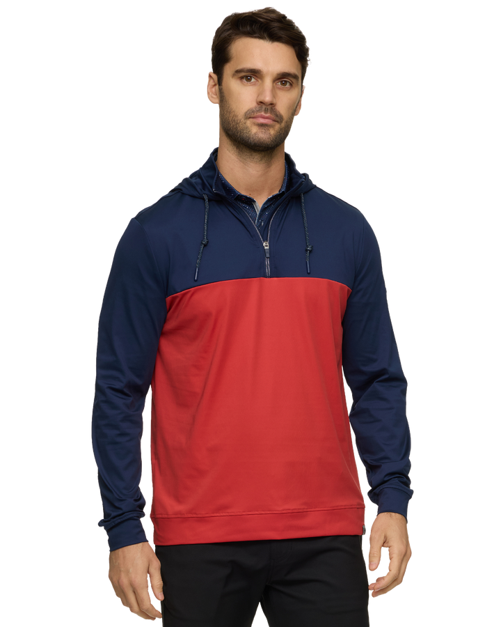 TGL JUPITER LINKS GOLF CLUB MADEFLEX JOURNEY STRETCH 1/4-ZIP HOODIE