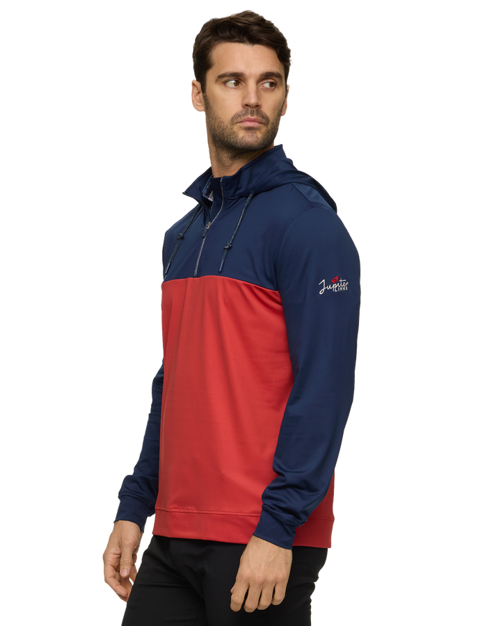 TGL JUPITER LINKS GOLF CLUB MADEFLEX JOURNEY STRETCH 1/4-ZIP HOODIE
