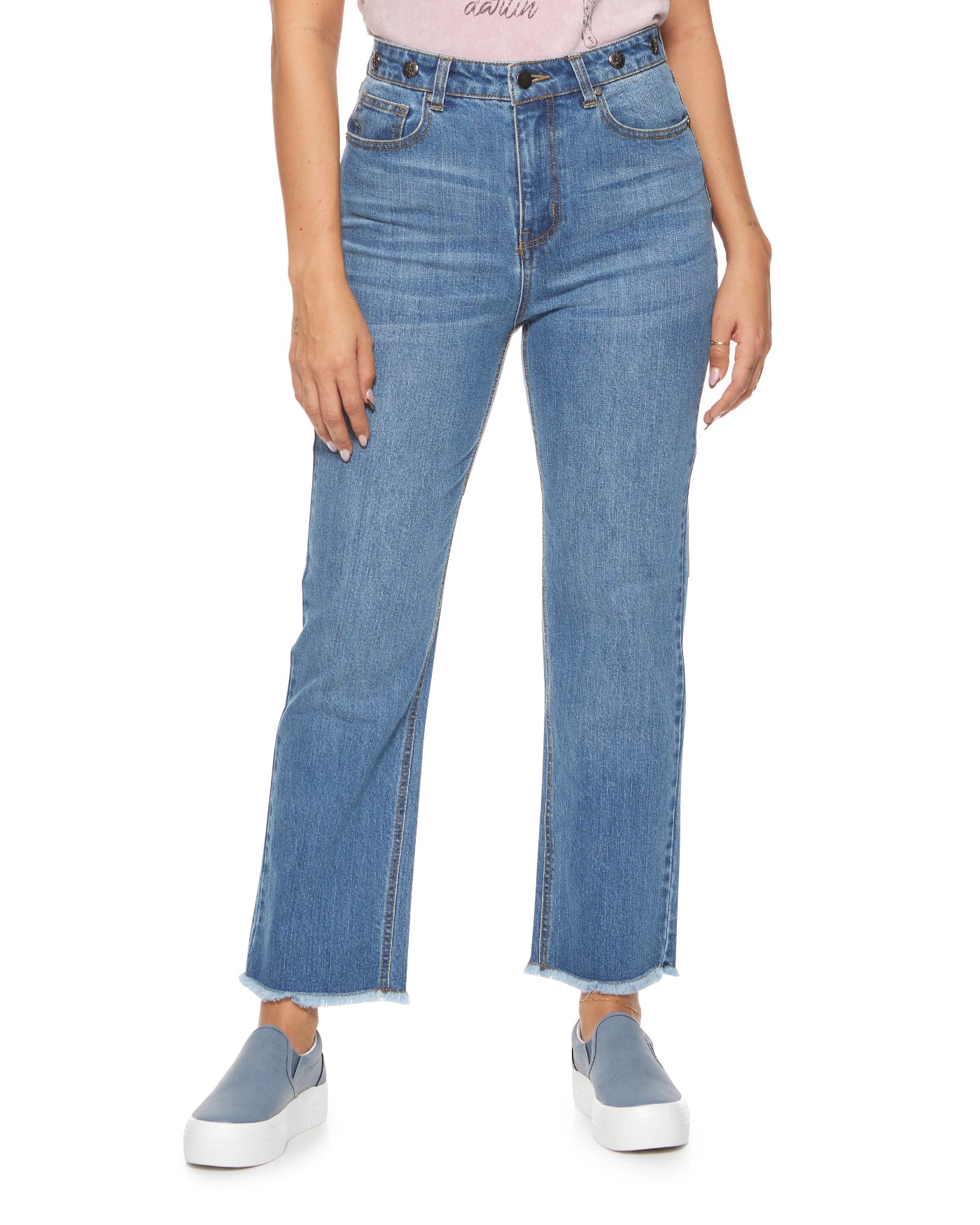CECILIA HIGH RISE STRAIGHT JEAN