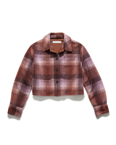 LEANNE CROPPED SHIRT JACKET