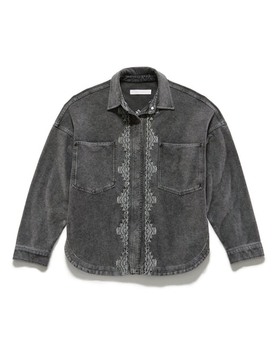 CASSIDY KNIT SHIRT JACKET