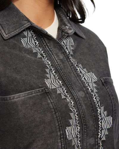 CASSIDY KNIT SHIRT JACKET
