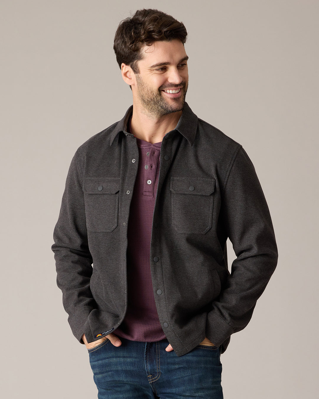 CHATSWORTH SOFT WAFFLE HENLEY
