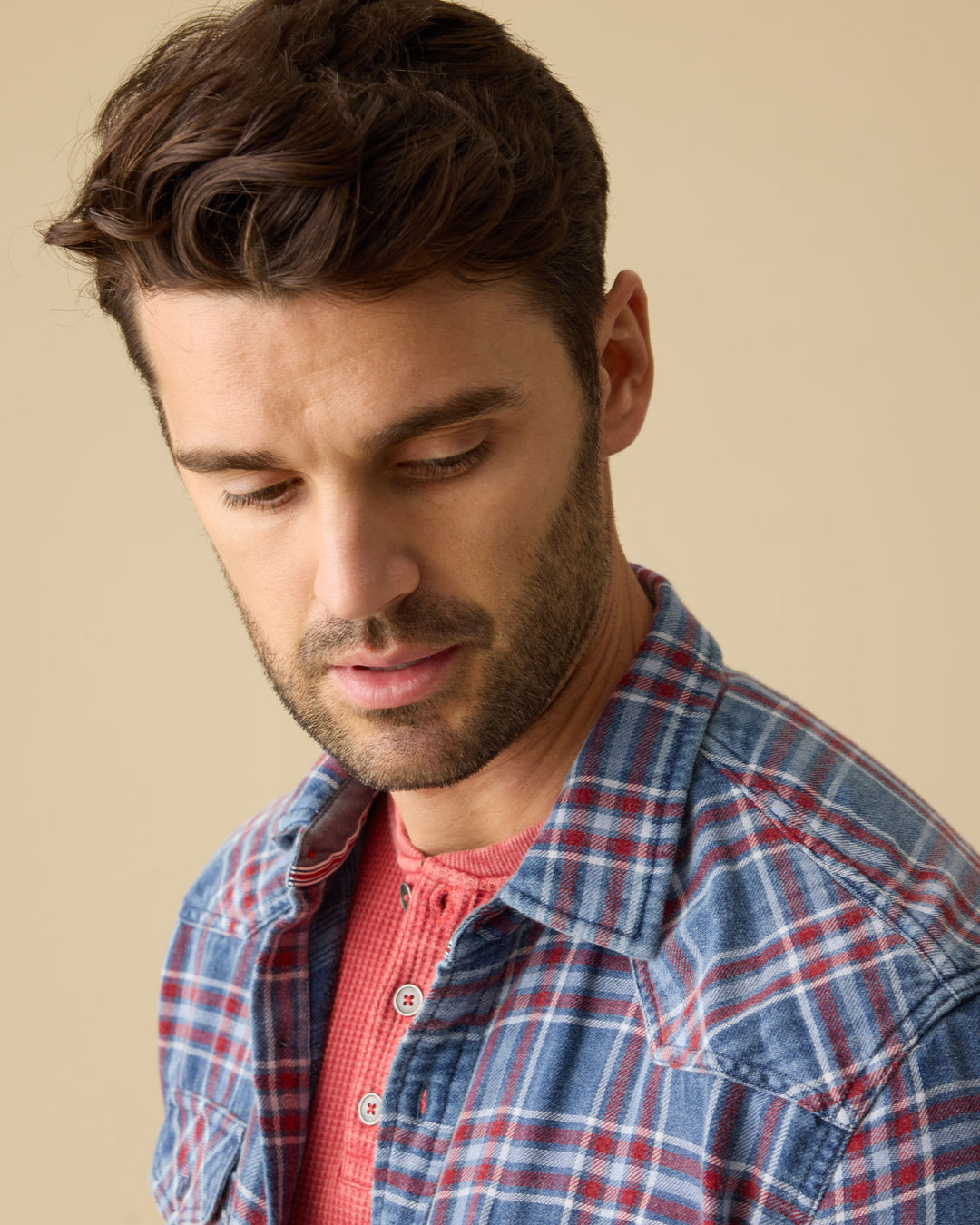 DESERT SON MARBURY DOUBLE LAYER WESTERN SHIRT