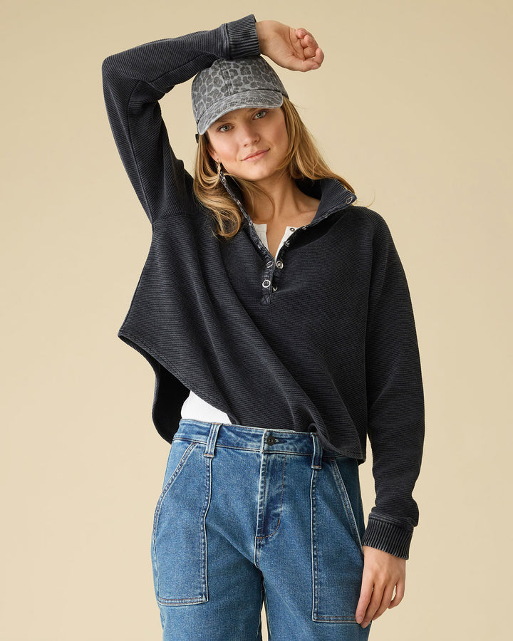 ADRIANA SNAP PULLOVER