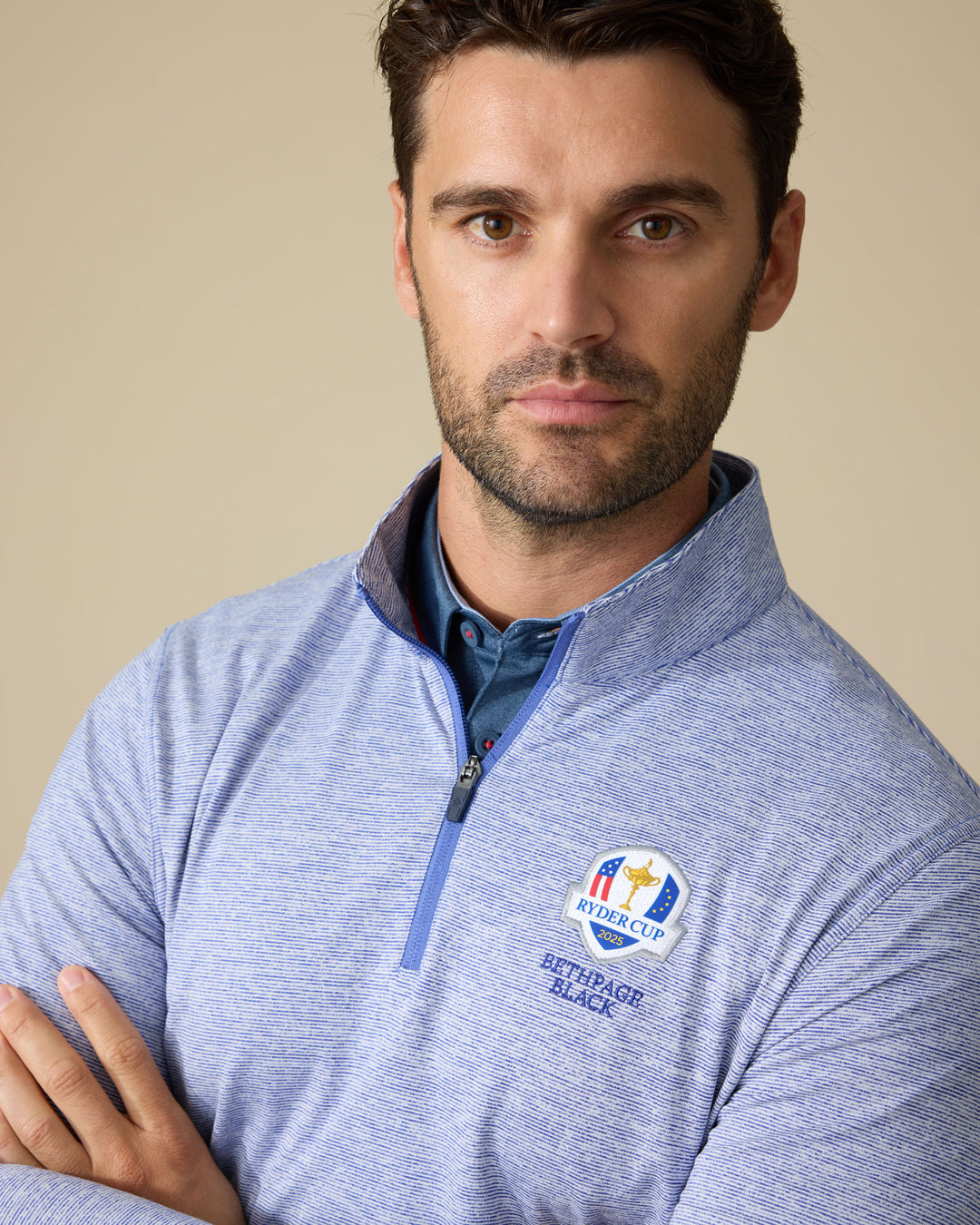 2025 RYDER CUP MADEFLEX JOHNSTON PERFORMANCE 1/4-ZIP