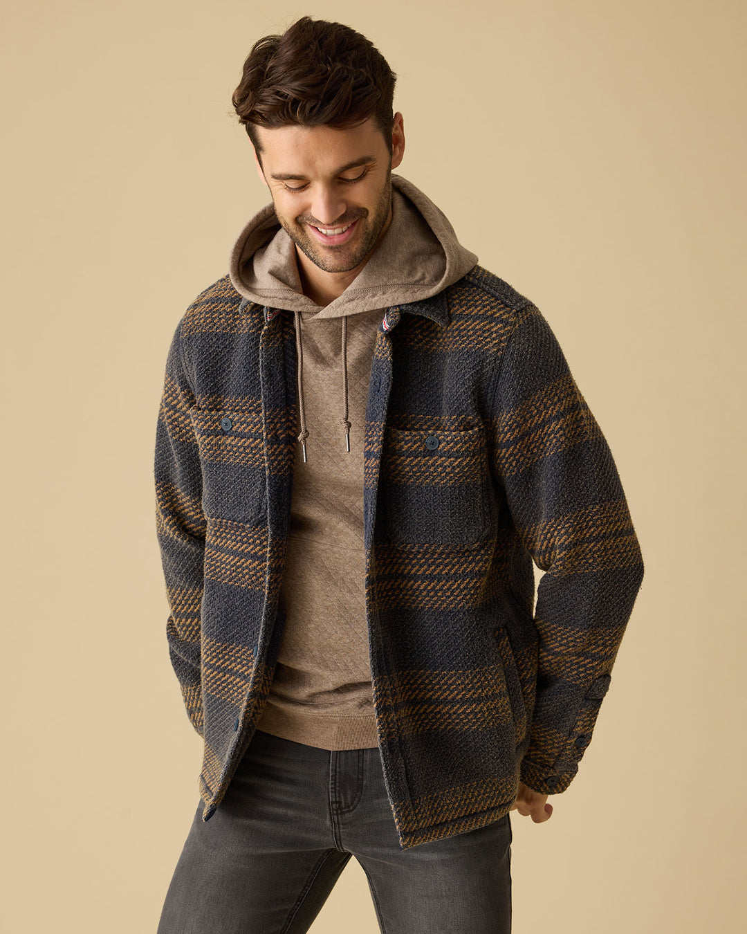 COALING VINTAGE WASHED TEXTURED JACKET