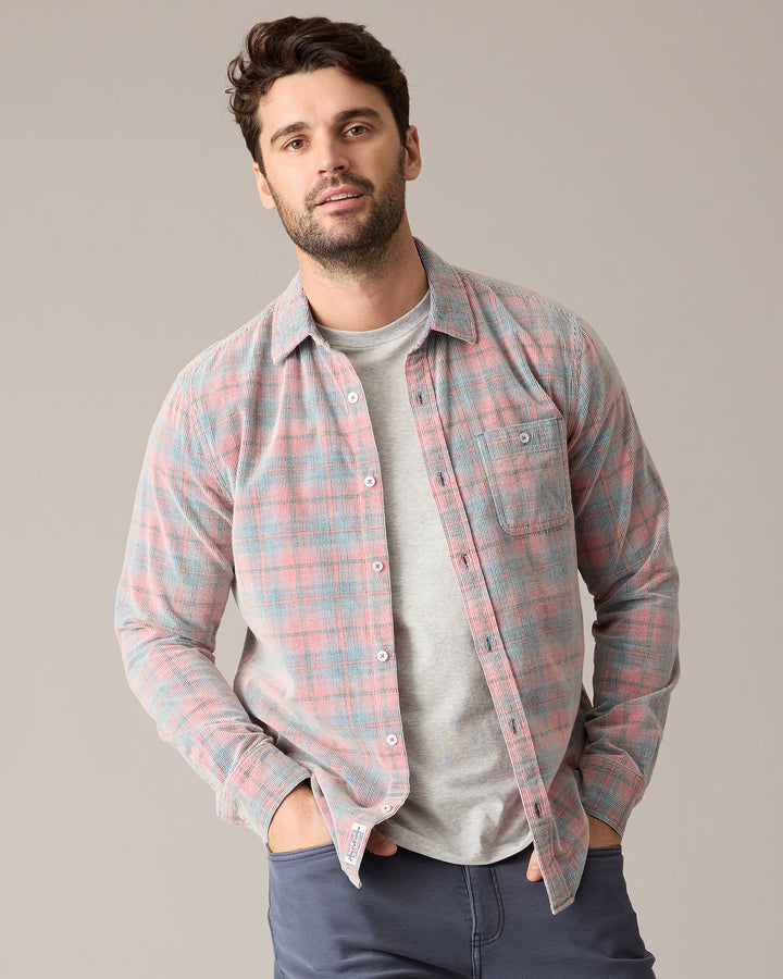 ALLEN VINTAGE WASHED CORDUROY SHIRT