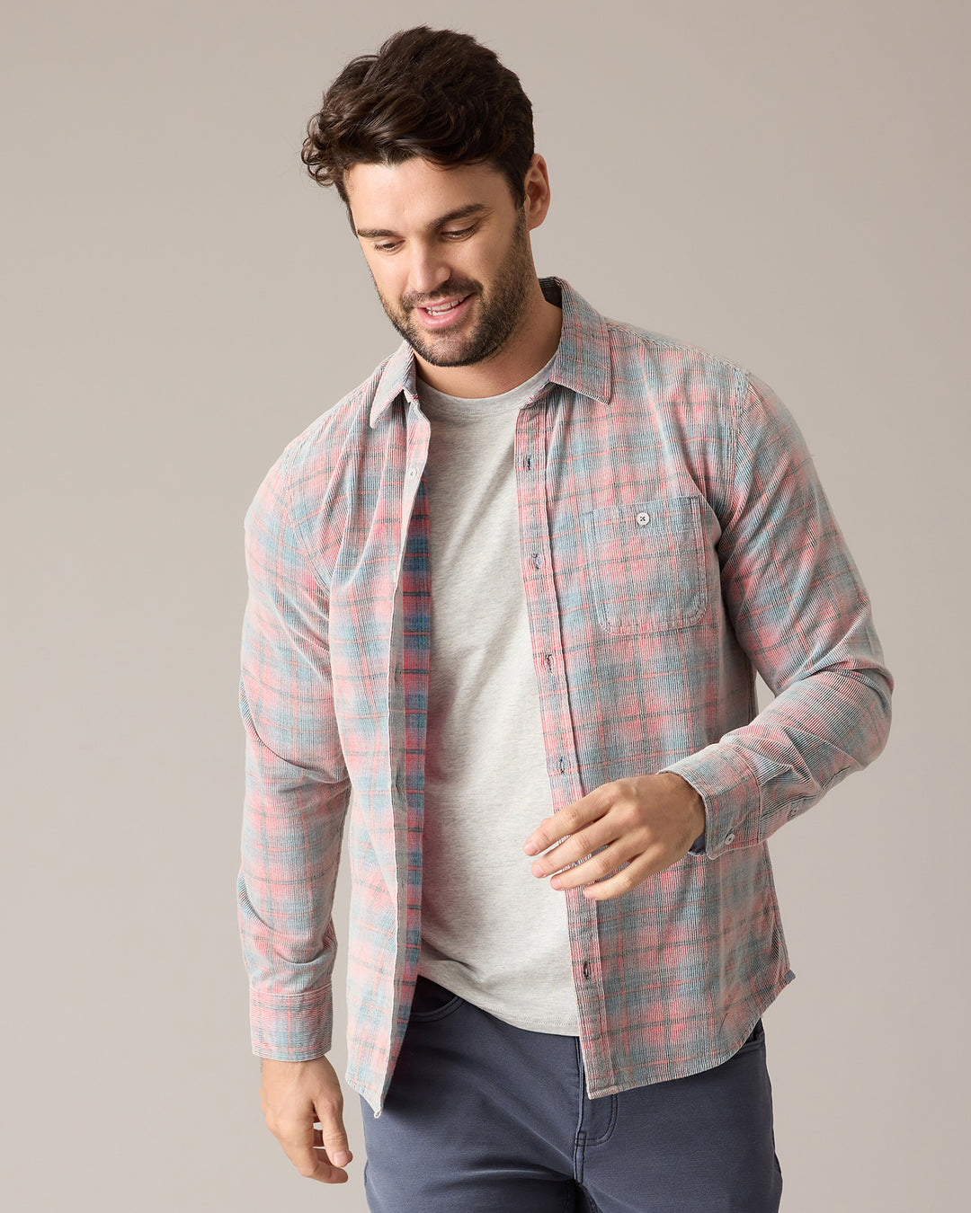 ALLEN VINTAGE WASHED CORDUROY SHIRT