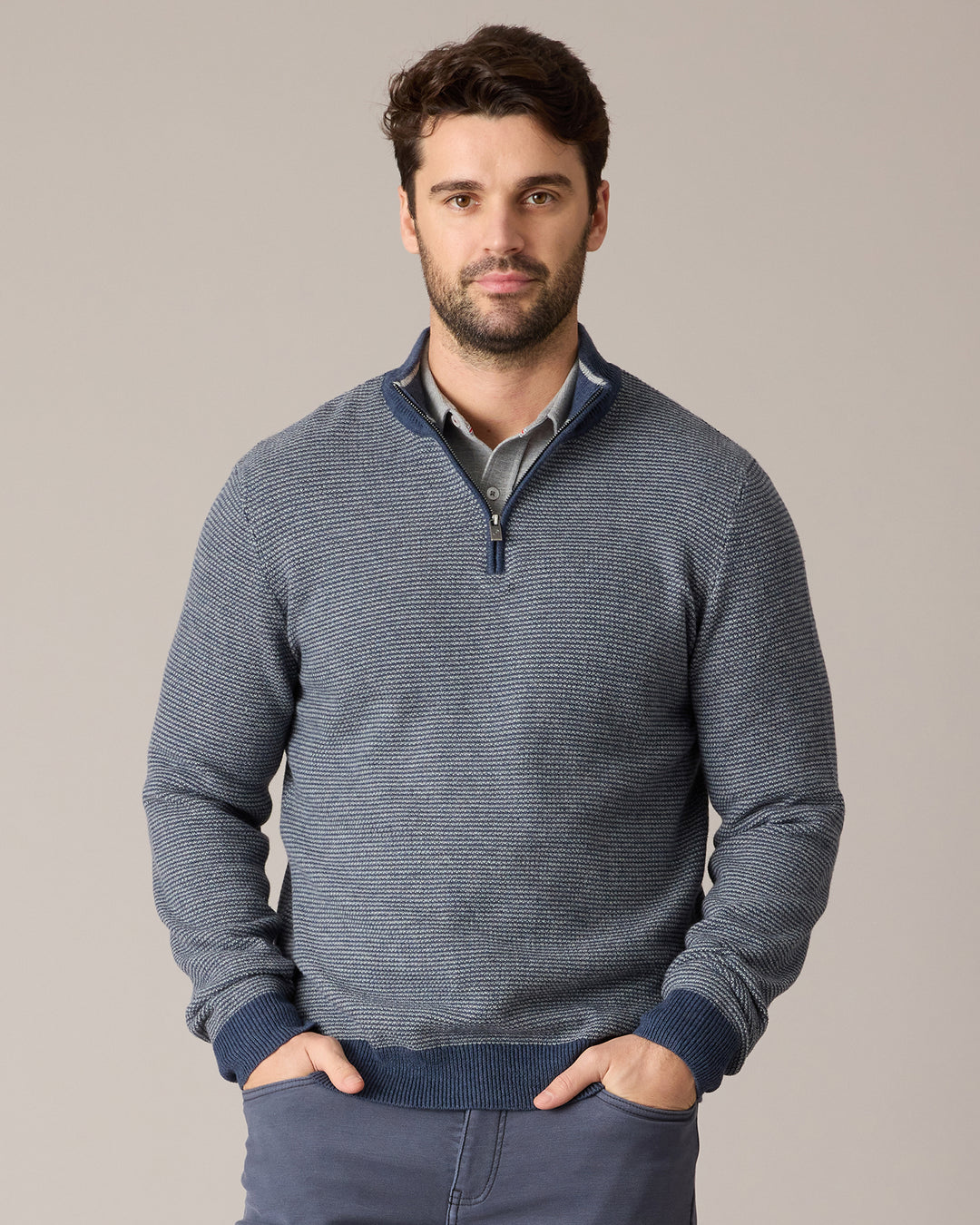 NORTHPORT 1/4 ZIP SWEATER